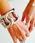 Bracelet "Chain"resin Silver