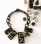 Black Domino necklace